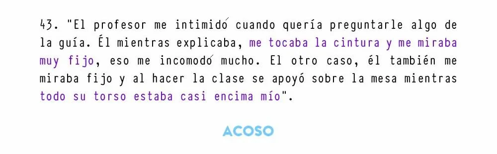 Testimonio violencia de género en el Liceo 7 de Providencia